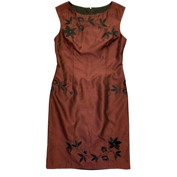 Mica Dresses & Skirts - Mica Women's Dress Size 12 Floral Lined Sleeveless Back Zipper Made In USA GUC